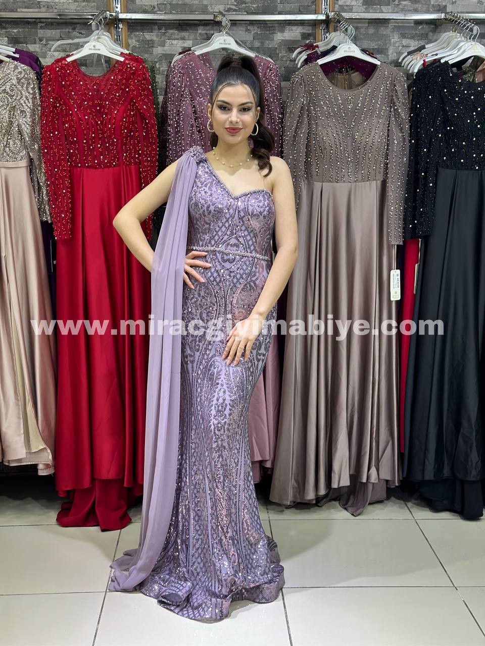 Eflal Evening Dress Lilac